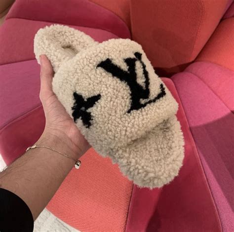 louis vuitton slippers price in india|louis vuitton shearling slippers.